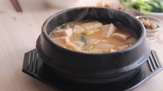 SUB 그냥 된장찌개간단요리ampsimple KfoodHow to make doenjang jjigae Bean paste stew [upl. by Mar]