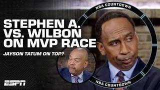 Stephen A Smith amp Michael Wilbon GET INTO IT over the MVP debate  NBA Countdown [upl. by Atrebla877]