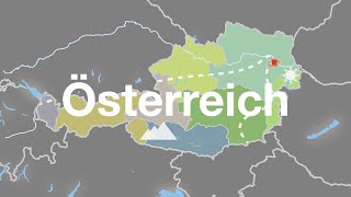 Österreich  Geografie Klima amp Bevölkerung [upl. by Dwain231]