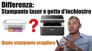 Differenza tra stampante laser e getto dinchiostro inkjet quale scegliere [upl. by Papageno]