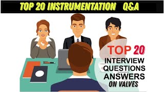 VALVES  Instrumentation  Interview Questions and Answers on Valves [upl. by Enelehcim]