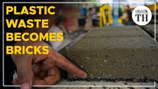 Paving bricks made from plastic waste [upl. by Georgette369]