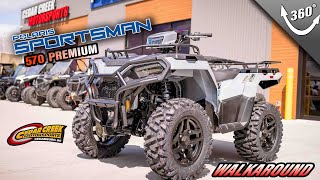 2024 Polaris® Sportsman 570 Premium Walkaround [upl. by Aneba]