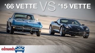 Chevrolet Corvette Stingray 1966 vs 2015  A Comparison 50 Years in the Making [upl. by Sila882]