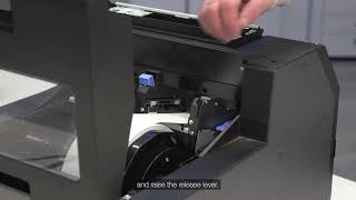 Epson Colorworks c6500  How to install Label roll [upl. by Irved822]