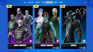 FORTNITE HALLOWEEN SKINS ARE RETURNING  Skull Trooper And Ghoul Trooper FortniteMares 2020 [upl. by Ecnerwaled]