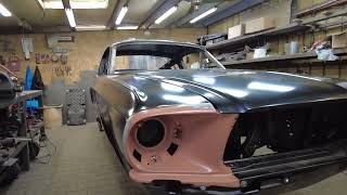 Mustang Coupe to Fastback conversion Metal works [upl. by Dielu]