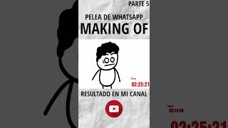 Pelea de WHATSAPP  Making Of Pt5 animacion tutorial meme humor [upl. by Gersham]