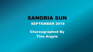 Sangria Sun  Line Dance Dance amp Teach [upl. by Eluj]