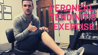 Peroneal Tendinopathy Exercise [upl. by Kcinnay]