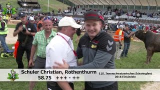 110 Innerschweizerisches Schwingfest Einsiedeln SZ 03072016 [upl. by Issie]