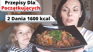 Dieta Ketogeniczna Przepisy Dla Początkujących  2 Dania 1600 kcal  Aneta Florczyk [upl. by Nahtnaoj]