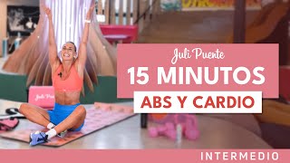 15 ABS Y CARDIO  Juli Puente 🍑 [upl. by Claudie]