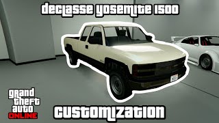 GTA Online  Declasse Yosemite 1500 Customization [upl. by Lawan]