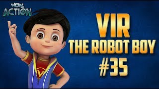 Vir The Robot Boy  Hindi Cartoon Compilation For Kids  Compilation 35  WowKidz Action [upl. by Dubois]