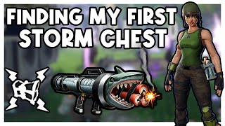 Finding my First Storm Chest  Fortnite Save the World Campaign Part 38 [upl. by Anaig]