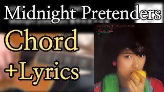 Midnight Pretenders Easy Guitar Chords Tomoko Aran [upl. by Urquhart]