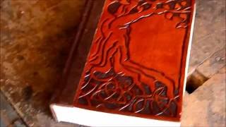 Tooled Leather Bible Cover [upl. by Ira]