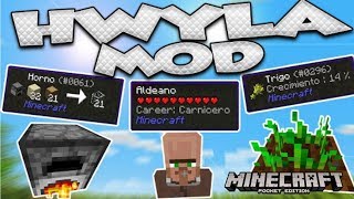 HWYLA PE MOD INDICADORES DE VIDA PARA MINECRAFT [upl. by Schulein]