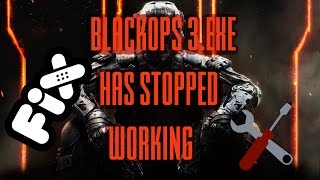 Blackops3exe has stopped working FIX  How to fix Your blackops3 on pc [upl. by Gisela269]