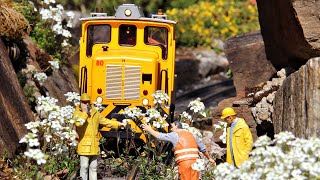 Frühlingserwachen auf der Gartenbahn mit Katze 🐱 [upl. by Eenahpets]