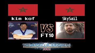 The King Of Fighters 2002 online  kim kof Morocco VS SkySail Morocco  FT 10  1080p60fps [upl. by Ojillib]