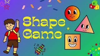 Shape Quiz game  2d Shapes  Guess Shape Name  Shapes For Kids  Learn Shapes And Colors [upl. by Jonette699]