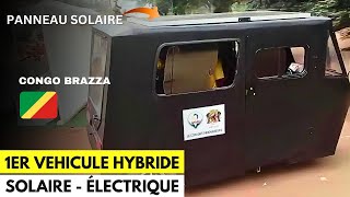 Un Jeune Africain Crée une Voiture Hybride Solaire 100 Électrique [upl. by Fanchan310]