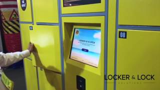 Theme Park Electronic Locker Demo [upl. by Prussian]