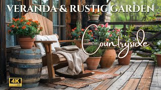 Rustic Outdoor Retreat Designing Countryside Veranda with Vintage Rustic Garden  Farmhouse Retreat [upl. by Sliwa333]