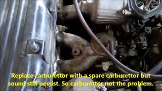 High pitch whistling sound from car engine [upl. by Ailet]