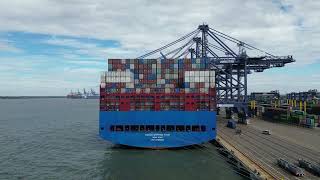 Felixstowe Port Operations [upl. by Linnea]