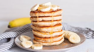 Die fluffigsten Bananen Pancakes  ohne Ei einfaches Rezept [upl. by Pinzler]