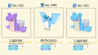 Shiny Pokemon Lapras Team vs Legendary Pokemon Articuno  Pokémon Quest All Bosses Battle [upl. by Tap]