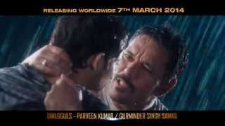 Dialogue Promo  Fateh  Nav Bajwa  Releasing On 7th March 2014 [upl. by Nuhsed]