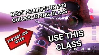 Call Of Duty Cold War  BEST Pellington 703 QUICKSCOPING CLASS FASTEST ADS [upl. by Nat]