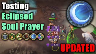 Testing Eclipsed Soul Prayer on Runescape Updated [upl. by Enilarac694]