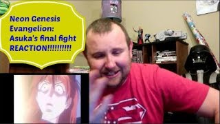 Neon Genesis Evangelion Asukas final fight REACTION [upl. by Salkin948]