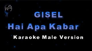 GISEL  Hai Apa Kabar Karaoke Version by QraOke [upl. by Adis284]