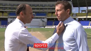 Nasser Hussain amp Michael Atherton have a face off [upl. by Milda741]