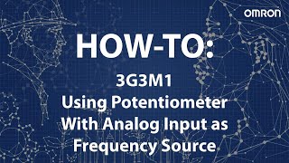 Analog styrning av 3G3M1 via en potentiometer [upl. by Eelsnia233]