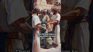 Did Jesus Really Turn Water into Wine biblestories jesus miracles [upl. by Atenik]