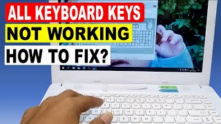 HOW TO FIX LAPTOP KEYBOARD ALL KEYS NOT WORKING ON WINDOWS 10 amp 11  KEYBOARD NOT SHOWING [upl. by Thatcher278]