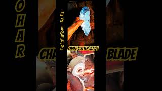 grass cutting machine blade Chaff cutter blade blacksmith sharpening grass machine shorts yt [upl. by Alis]