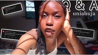 A Uniabuja Q and A vlog 💕🍂 [upl. by Nnylodnewg]