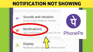 Phonepe Notification not Showing Coming amp Not Receiving Problem [upl. by Anaiv]