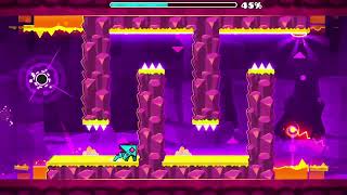 Fingerdash 1 Attempt  Geometry Dash its a little laggy [upl. by Slavic]