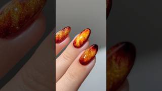 🍁🌰 warm and cozy fall vibes 🍂☕️ nailart nails nailhacks nailpolish [upl. by Emoreg]