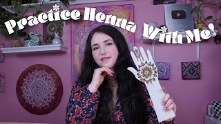 3 Henna Designs For Beginners  Henna Tutorial ✨ RealTime Speed ✨ [upl. by Ynwat]