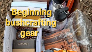 Bushcraft gear for beginners 265 total [upl. by Nivlac895]